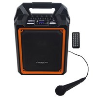

ChromaCast Portable 2-Channel 2-Way 60W Rechargeable Bluetooth PA Speaker with Microphone