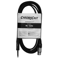 

ChromaCast Pro Series 1/4" Male to XLR Female Mic Cable, 10'