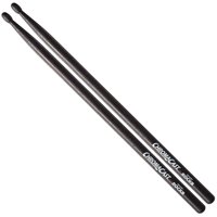 

ChromaCast Rock USA Hickory Wood Tip Drumsticks, Black