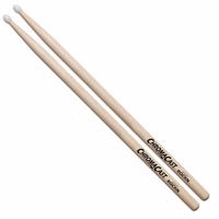 

ChromaCast Rock USA Hickory Nylon Tip Drumsticks, Natural