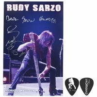 

ChromaCast Rudy Sarzo Signature Guitar Picks and Signed Poster Collector's Pack