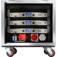 

Crown Audio VRACK12KMX VRack Amplification System Rack on Wheels with 3x I-Tech 12000HD Amplifiers