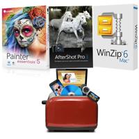 

Corel Mac Photo Essentials Software Kit, Includes AfterShot Pro 3, Painter Essentials 5, Roxio Toast Express Video Software, Winzip 6 Mac - Download Card