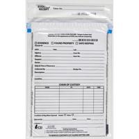 

CSI Forensic Supply 10x13" Tamper Evident Bags, Bag Thickness 3 Mil, Pack of 100