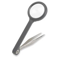 

Carson 4.5x MagniGrip Magnifier with Attached Precision Tweezers