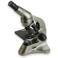 

Carson 40X-400X Table Top Microscope, 3-Hole Nosepiece, 90x90mm Stage with Spring Clips, 0.65 NA Condenser