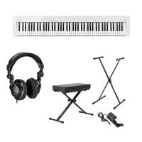 Casio PX-S1000 Privia 88-Key Slim Digital Console Piano with Headphones, Stand, Bench, and Pedal