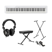 

Casio PX-S1000 Privia 88-Key Slim Digital Console Piano with Headphones, Stand, Bench, and Pedal