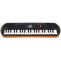 

Casio SA-76 44-Key Mini Portable Keyboard with LCD Display, 100 Tones, 8 Note Polyphone, Orange