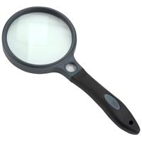 

Carson SG-10 SureGrip Handheld 2x Magnifier with 10x High-Power Spot Lens in the Handle.