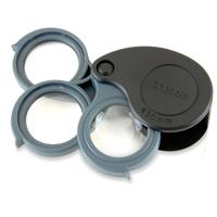 

Carson 5/10/15x TriView Folding Loupe Magnifier with Protective Case