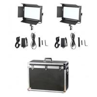 

Came-TV 1380 Bi-Color LED 2-Light Kit, Includes 2x 4-Way Barndoor, 2x Power Adapter, 2x DMX Cable, 2x AC Power Cord, Case