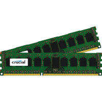 

Crucial 16GB (2x 8GB) 240-Pin UDIMM DDR3 (PC3-12800) Server Memory Module Kit, CL=11, Unbuffered, 1600 MT/S Speed, Non-ECC, 1.35V, 1024Meg x 64