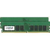 

Crucial 32GB (2x 16GB) 288-Pin EUDIMM DDR4 2666 MT/s (PC4-21300) Memory Module Kit, CL19, Unbuffered, Dual Ranked x8, 2048Meg x 72, VLP ECC, 1.2V