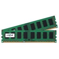 

Crucial 8GB (2x 4GB) 240-Pin UDIMM DDR3 (PC3-12800) Server Memory Module Kit, CL=11, Unbuffered, 1600 MT/S Speed, Non-ECC, 1.35V, 512Meg x 64
