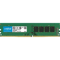 

Crucial 4GB 2666 MT/s 288-Pin DDR4 UDIMM (PC4-21300) Memory Module, CL19, Single Ranked x16