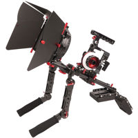 

Came-TV Carbon Fiber Rig Mattebox Shoulder Support Kit for Sony a7 Series Cameras, Black