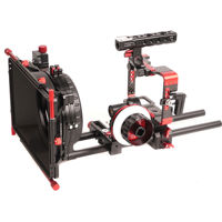 

Came-TV Carbon Fiber Rig Mattebox Follow Focus Kit for Sony a7 Series Cameras, Red