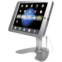 

CTA Digital Anti-Theft Security Kiosk Stand with Locking Case and Cable for 12.9" iPad Pro Gen 1 & 2, Silver