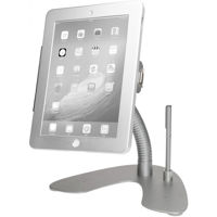 

CTA Digital Dual Security Gooseneck Kiosk Stand with Locking Case and Anti-Theft Cable for iPad Air 1, 2, iPad Gen 5 (2017), iPad Gen 6 (2018), iPad Pro 9.7
