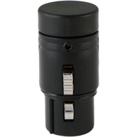 

Cable Techniques Low Profile Right-Angle XLR 3-Pin Female Connector with A-Shell, Large/Black Cap