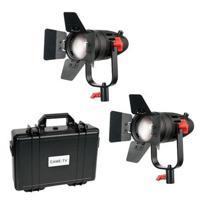 

Came-TV Boltzen B-30 Fresnel 30W Fanless Focusable LED Daylight 2-Light Kit, Includes 2x Removable Barndoors, 2x Power Adapter, 2x D-Tap Cable & Hard Carrying Case