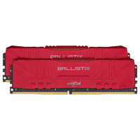 

Crucial Ballistix 32GB (16GBx2) DDR4 2666 MT/s UDIMM Desktop Gaming Memory Module Kit, Red