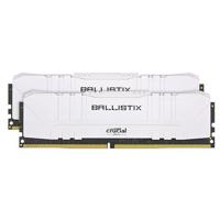 

Crucial Ballistix 32GB (16GBx2) DDR4 3600 MT/s UDIMM Desktop Gaming Memory Module Kit, White