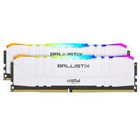 

Crucial Ballistix RGB 32GB (16GBx2) DDR4 3600 MT/s UDIMM Desktop Gaming Memory Module Kit, White