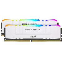 

Crucial Ballistix RGB 32GB (16GBx2) DDR4 3200 MT/s UDIMM Desktop Gaming Memory Module Kit, White