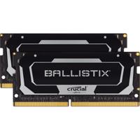 

Crucial Ballistix SODIMM 64GB (32GBx2) DDR4 3200 MT/s SODIMM Laptop Gaming Memory Module, Black/Silver