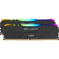 

Crucial Ballistix RGB 64GB (32GBx2) DDR4 3200 MT/s UDIMM Desktop Gaming Memory Kit, Black