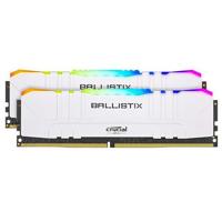 

Crucial Ballistix RGB 16GB (8GBx2) DDR4 3200 MT/s UDIMM Desktop Gaming Memory Module Kit, White