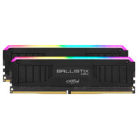 

Crucial Ballistix MAX RGB 16GB (8GBx2) DDR4 4000 MT/s UDIMM Desktop Gaming Memory Kit, Black
