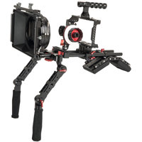 

Came-TV Came-TV BMPCC 4K Basic Shoulder Rig Mattebox A/B Follow Focus 15mm Rod for BlackMagic Pocket Cinema Camera