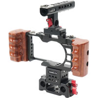 

Came-TV Rig with Wooden Handle for Sony a6300 Camera