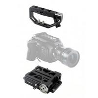 

Came-TV Mini Rig Basic Kit for Blackmagic URSA Camera, Includes Top Handle, 15mm Quick Release Base Plate and 5" Dovetail Plate