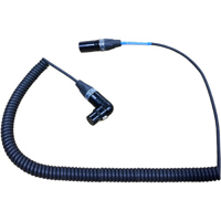 

Cable Techniques 18" Right Angle XLR-5F to XLR-5M Stereo Coiled Boom Pole-to-Mixer Cable with 12" Male Tail, Extends to 6'
