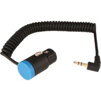 

Cable Techniques XLRF to 3.5mm TRS Coiled Low-Profile Cable for Sennheiser MKE 600 into DSLR Camera Mic Input, 8-15"