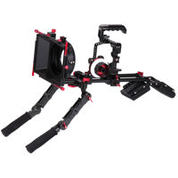 

Came-TV Protective Cage Plus for GH5 Camera Rig with Matte Box, Follow Focus, Handgrip and Shoulder Pad