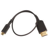 

Came-TV 1' Ultra-Thin and Flexible Standard Type-A to Micro Type-D HDMI Cable