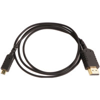 

Came-TV 3' Ultra-Thin and Flexible Standard Type-A to Micro Type-D HDMI Cable