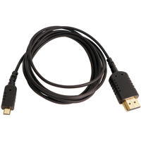 

Came-TV 6' Ultra-Thin and Flexible Standard Type-A to Micro Type-D HDMI Cable