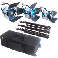 

Came-TV Fresnel Tungsten Studio Spot Video 3-Light Kit, 1x 650W, 1x 300W & 1x 1000W