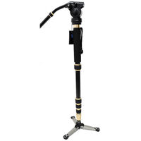 

Came-TV Portable Carbon Fiber Light Weight Monopod Fluid Head Handle