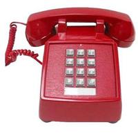 

Cortelco 250047VBA20MD Desk Value Line Corded Telephone, Red
