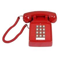 

Cortelco 250047VBA20M Desk Corded Telephone with Volume Control, Red