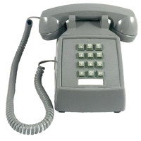 

Cortelco 250082VBA20M Desk Corded Telephone with Volume Control, Slate