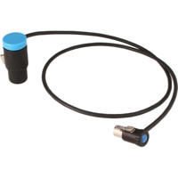 

Cable Techniques 24" XLR-3F to TA5F Lo-Pro "Camera Hops" Cable for Lectrosonics SM Transmitters, Blue Caps