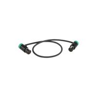 

Cable Techniques LPS Low-Profile LPXLR-3F to TA3F Cable, 12" - Green Caps